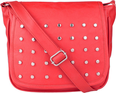 Anushka Collection Women Casual Red PU Sling Bag