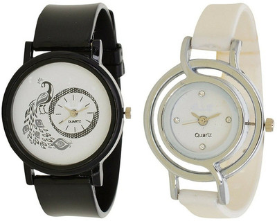 Miss Perfect Peacock Black And ROund White Love Sexy Gift Pu Girl Watch - For Women
Miss Perfect Peacock Black And ROund White Love Sexy Gift Pu Girl Watch - For Women