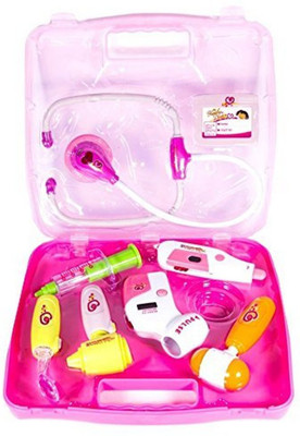 Instabuyz Battery Operated Doctor's Kit with Light Sound Effects, Multi Color(Pink)
Instabuyz Battery Operated Doctor's Kit with Light Sound Effects, Multi Color(Pink)