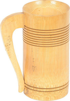 HANDIKART CBSP-043 Wood Mug(450 ml), Beige