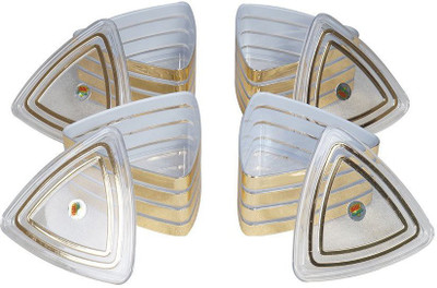 FABLE Atlanta Festive Dry Fruits/Desserts/Diwali Snacks- 4 Containers with lids and 1 Tray - Golden with brush and spatula Bowl Tray Serving Set(Pack of 1)
FABLE Atlanta Festive Dry Fruits/Desserts/Diwali Snacks- 4 Containers with lids and 1 Tray - Golden with brush and spatula Bowl Tray Serving Set(Pack of 1)