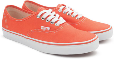 Vans AUTHENTIC Sneakers For Men(Orange, White, (canvas) cherry tomato/true white
Vans AUTHENTIC Sneakers For Men(Orange, White, (canvas) cherry tomato/true white