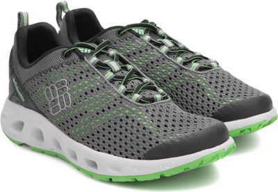 Columbia DRAINMAKER III Walking/Running For Men(Black, Grey, Green, 10