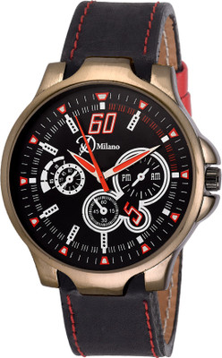 D'Milano DMGXBLK143 Trendz Watch - For Men