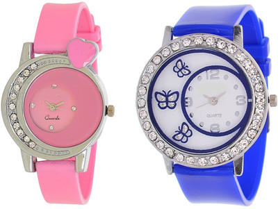 Miss Perfect Blue ButterFly and Heart pink Pu Girl Watch Watch - For Women
Miss Perfect Blue ButterFly and Heart pink Pu Girl Watch Watch - For Women