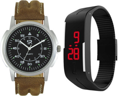 Shivam Retail SR_001 Stylish And Attractive Brown Leather With Hand Band Combo Watch - For Boys
Shivam Retail SR_001 Stylish And Attractive Brown Leather With Hand Band Combo Watch - For Boys