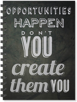 100yellow A5 Notebook(Motivational Quote Print Wire Bound High Quality Book/Size A5 /170 Ruled Pages Inside, Multicolor)
100yellow A5 Notebook(Motivational Quote Print Wire Bound High Quality Book/Size A5 /170 Ruled Pages Inside, Multicolor)