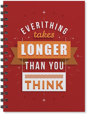 100yellow A5 Notebook(Motivational Quote Printed Wire Bound Spiral Book With Ruled Sheets Book- A5 Size, Multicolor)
100yellow A5 Notebook(Motivational Quote Printed Wire Bound Spiral Book With Ruled Sheets Book- A5 Size, Multicolor)