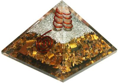 Reiki Crystal Products Tiger Eye Orgone Pyramid Reiki Healing Gemstone Decorative Showpiece - 4 cm(Crystal, Brown)
Reiki Crystal Products Tiger Eye Orgone Pyramid Reiki Healing Gemstone Decorative Showpiece - 4 cm(Crystal, Brown)