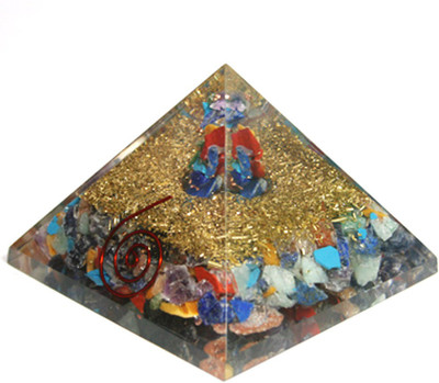 Reiki Crystal Products 7 Chakra Orgone Pyramids Reiki Healing Gemstone Decorative Showpiece - 4 cm(Crystal, Multicolor)
Reiki Crystal Products 7 Chakra Orgone Pyramids Reiki Healing Gemstone Decorative Showpiece - 4 cm(Crystal, Multicolor)