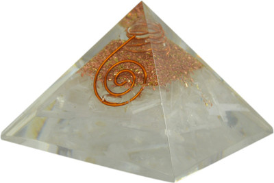 Reiki Crystal Products Selenite Orgone Pyramids Reiki Healing Gemstone Decorative Showpiece - 4 cm(Crystal, White)
Reiki Crystal Products Selenite Orgone Pyramids Reiki Healing Gemstone Decorative Showpiece - 4 cm(Crystal, White)