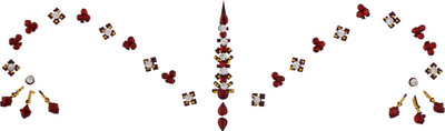 Vama Fashions INDIAN BOLLYWOOD CZ BRIDAL DULHAN FOREHEAD STICKER BODY TEMPORARY TATTOO Forehead Multicolor Bindis(Stick on)
Vama Fashions INDIAN BOLLYWOOD CZ BRIDAL DULHAN FOREHEAD STICKER BODY TEMPORARY TATTOO Forehead Multicolor Bindis(Stick on)