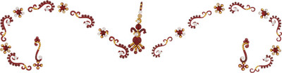 Vama Fashions INDIAN BOLLYWOOD CZ BRIDAL DULHAN FOREHEAD STICKER BODY TEMPORARY TATTOO Forehead Multicolor Bindis(Stick on)
Vama Fashions INDIAN BOLLYWOOD CZ BRIDAL DULHAN FOREHEAD STICKER BODY TEMPORARY TATTOO Forehead Multicolor Bindis(Stick on)