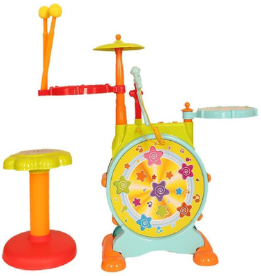 Taaza Garam BEST SELLER kids High quality Imported Melodious Jazz Drum with sweet songs, melodies, microphone and sitting stool for kids gift toy(Yellow)
Taaza Garam BEST SELLER kids High quality Imported Melodious Jazz Drum with sweet songs, melodies, microphone and sitting stool for kids gift toy(Yellow)