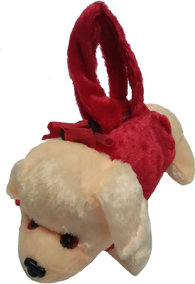 Aparshi Designer dog plush bag - 28 cm(Multicolor)