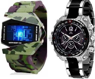 R S Original MEN RSO-06 COMBO SET OF 2 Watch - For Boys