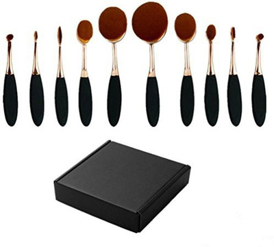 Ubeauty Tooth Brush Shape Oval Foundation Powder Brush Kits(rose Glod)(Pack of 10)
Ubeauty Tooth Brush Shape Oval Foundation Powder Brush Kits(rose Glod)(Pack of 10)