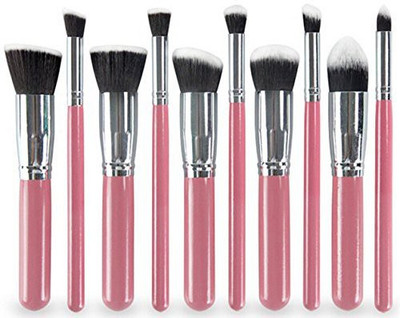 Rioa Premium Synthetic Kabuki Cosmetics Foundation Blending Blush Eyeliner Face Powder Makeup Brush Kit(Pack of 10)
Rioa Premium Synthetic Kabuki Cosmetics Foundation Blending Blush Eyeliner Face Powder Makeup Brush Kit(Pack of 10)