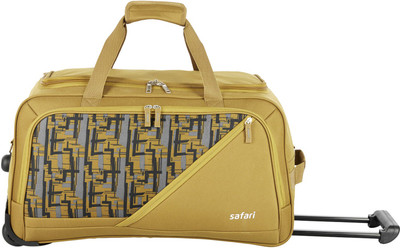 Safari TROJAN RDFL 55 BROWN Duffel Strolley Bag(Brown)
