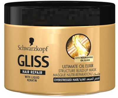 Schwarzkopf Gliss Ultimate Oil Elixir Structure-Build Up Treatment Hair Mask With Liquid Keratin(200 ml)
Schwarzkopf Gliss Ultimate Oil Elixir Structure-Build Up Treatment Hair Mask With Liquid Keratin(200 ml)