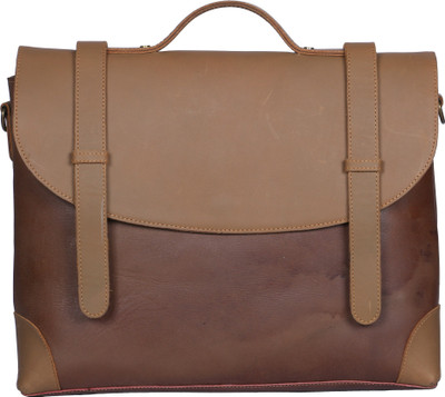 R Stylist Men & Women Formal Brown, Beige Genuine Leather Sling Bag, Beige;brown
R Stylist Men & Women Formal Brown, Beige Genuine Leather Sling Bag, Beige;brown