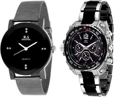 R S Original MEN RSO-38 COMBO SET OF 2 Watch - For Boys