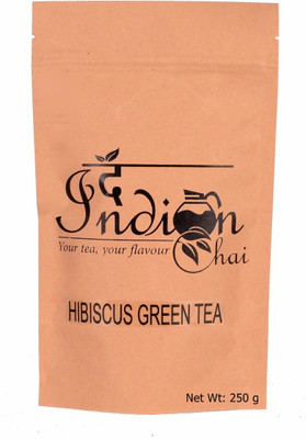 The Indian Chai Hibiscus Green Tea Hibiscus Green Tea Vacuum Pack(100 g)