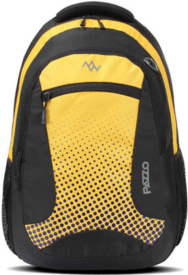 Pazzo Orbit Lightweight 28 L Backpack(Black, Yellow)