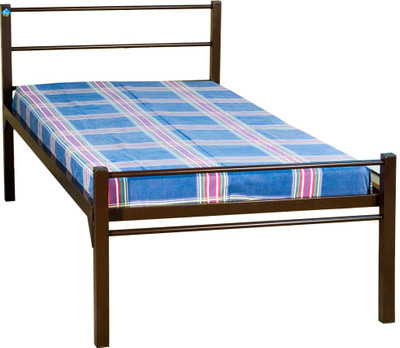 Delite Kom Oris Metal Single Bed(Finish Color - Coffee Brown)