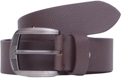 Snoby Men Casual Brown Genuine Leather Belt