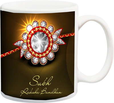 ME&YOU Raksha Bandhan Gift for Brother/ Bro/ Bhai; Subhrakshabandhan Printed Ceramic Mug(325 ml), Multicolor
ME&YOU Raksha Bandhan Gift for Brother/ Bro/ Bhai; Subhrakshabandhan Printed Ceramic Mug(325 ml), Multicolor