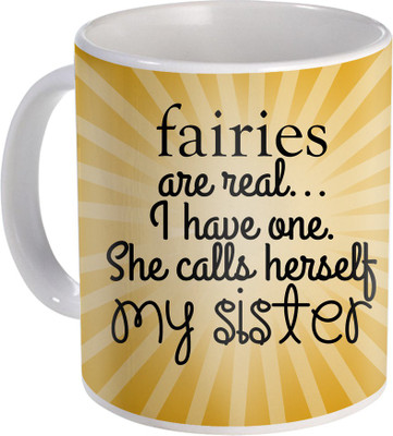 SKY TRENDS Raksha Bandhan Gift For Sister Amazing Present For Sis ST-17 Ceramic Mug(330 ml), Multicolor
SKY TRENDS Raksha Bandhan Gift For Sister Amazing Present For Sis ST-17 Ceramic Mug(330 ml), Multicolor