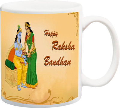 ME&YOU Raksha Bandhan Gift for Brother/ Bro/ Bhai; Krishna And Radha Printed Ceramic Mug(325 ml), Multicolor
ME&YOU Raksha Bandhan Gift for Brother/ Bro/ Bhai; Krishna And Radha Printed Ceramic Mug(325 ml), Multicolor