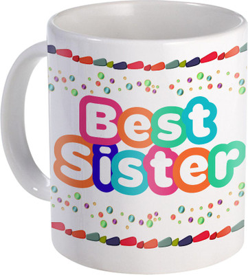 SKY TRENDS Raksha Bandhan Gift For Sister Amazing Present For Sis ST-05 Ceramic Mug(330 ml), Multicolor
SKY TRENDS Raksha Bandhan Gift For Sister Amazing Present For Sis ST-05 Ceramic Mug(330 ml), Multicolor