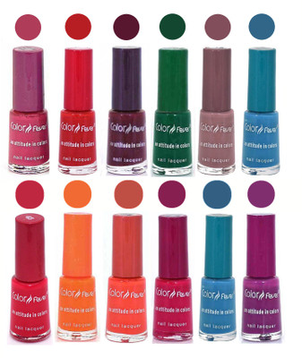 Color Fever Neon Shine Matte 12 Pcs Set Nail Polish Red-Green-Pink-Blue-Orange(Pack of 12)
Color Fever Neon Shine Matte 12 Pcs Set Nail Polish Red-Green-Pink-Blue-Orange(Pack of 12)