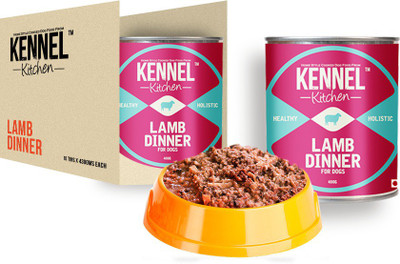 Kennel Kitchen Lamb Dinner 430 g Lamb 4.3 kg Wet Dog Food(Pack of 10)
