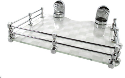 RoyaL Indian Craft Queen Bracket 9 By 11 INCH White Pattern Printed Platinum Multipurpose Speaker / Set Top Box Glass Wall Shelf(Number of Shelves - 1, Clear, White)
RoyaL Indian Craft Queen Bracket 9 By 11 INCH White Pattern Printed Platinum Multipurpose Speaker / Set Top Box Glass Wall Shelf(Number of Shelves - 1, Clear, White)