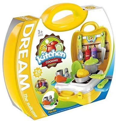 Akshit Ultimate Kid Chef's Bring Along Pizza Oven Suitcase Set