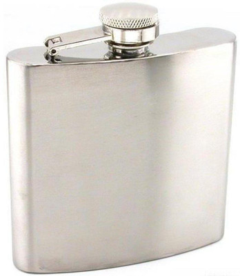 VibeX ® Stainless Steel Hip Flask 6oz Stainless Steel Hip Flask(180 ml)