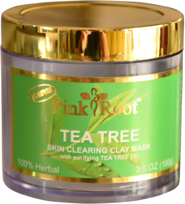 Pink Root TEA TREE SKIN CLEARING CLAY MASK(100 g)
