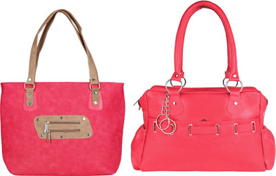 Vera stayle Hand-held Bag(Pink)