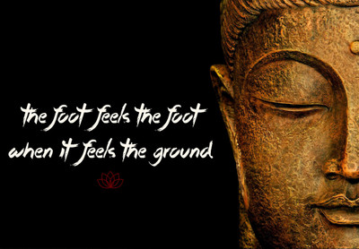 Gautam Buddha Inspirational Quote - "The foot feels the foot when it feels the ground " - Premium Quality Large Poster Paper Print(34 inch X 24 inch, Rolled)
Gautam Buddha Inspirational Quote - "The foot feels the foot when it feels the ground " - Premium Quality Large Poster Paper Print(34 inch X 24 inch, Rolled)