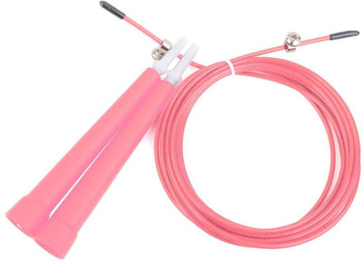 Fitness Solutions Pink Adjustable Speed Cable Wire Jump Rope. Speed Skipping Rope(Pink, Length: 876 cm)
Fitness Solutions Pink Adjustable Speed Cable Wire Jump Rope. Speed Skipping Rope(Pink, Length: 876 cm)