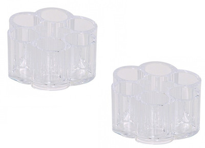Howards Allure 6 Lipstick Holder Lipstick Vanity Box(Clear)