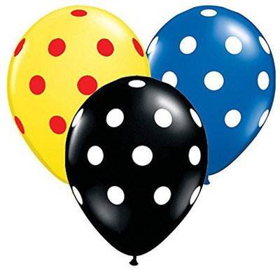 PARTY PROPZ Printed CAR BIRTHDAY DECORATION/POLKADOT LATEX BALLOON SET OF 25/ CAR PARTY SUPPLIES Balloon(Blue, Black, Yellow, Pack of 25)
PARTY PROPZ Printed CAR BIRTHDAY DECORATION/POLKADOT LATEX BALLOON SET OF 25/ CAR PARTY SUPPLIES Balloon(Blue, Black, Yellow, Pack of 25)