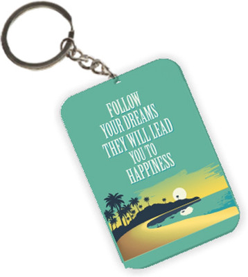 The Crazy Me Follow your dreams they will lead you to happiness Key Chain(Multicolor)
The Crazy Me Follow your dreams they will lead you to happiness Key Chain(Multicolor)