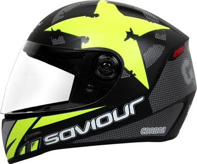 SAVIOUR GTX GRAPHICS Motorbike Helmet(Black