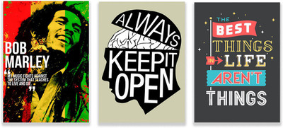 Bob Marley Motivational Quote Poster Combo Set Of 3 Posters Paper Print(18 inch X 12 inch, Rolled)
Bob Marley Motivational Quote Poster Combo Set Of 3 Posters Paper Print(18 inch X 12 inch, Rolled)
