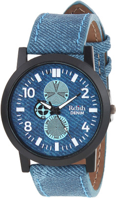 Relish RE-S8100BD SLIM Demin Watch - For Boys