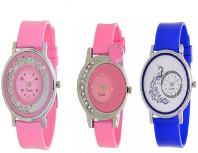 Miss Perfect ZD-GLS4-COMBO3 Combo of 4 Multi Color Diamond Studded Women Watch Watch - For Women
Miss Perfect ZD-GLS4-COMBO3 Combo of 4 Multi Color Diamond Studded Women Watch Watch - For Women